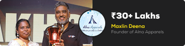 Maxlin Deena - Alna Apparels - Scaled to ₹30+ Lakhs Revenue